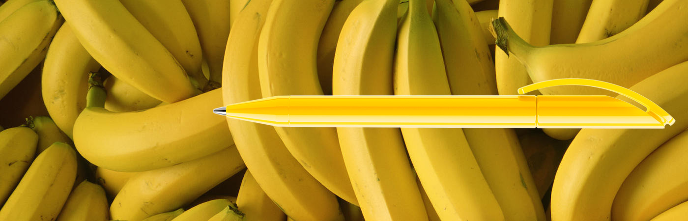 DS3 von Prodir der Kugelschreiber wie eine Banane